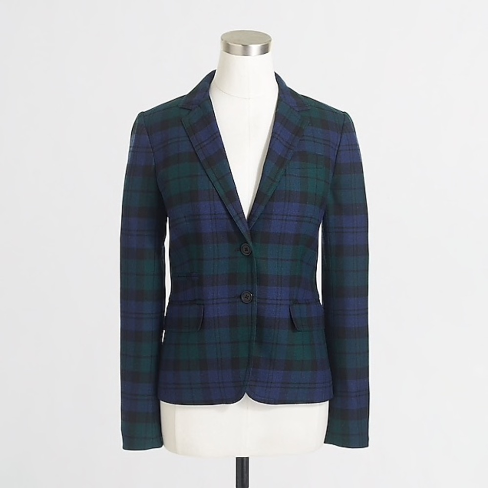 J. Crew Plaid Blazer